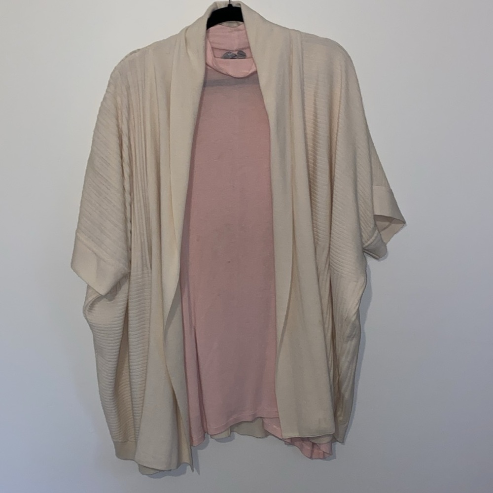 ASOS 2PCS OPEN FRONT OVERSIZE CARDIGAN AND TOP SIZE M (1 PRICE)